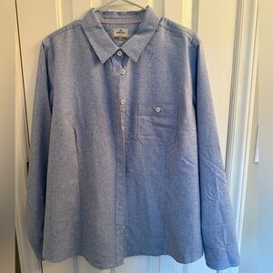 Ridgecut Women's Blue Button-Up Shirt XL